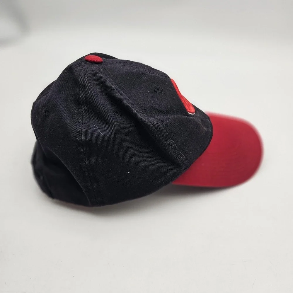 Cincinnati Reds Hat Cap Strap Back Youth Black Red MLB Baseball Kids